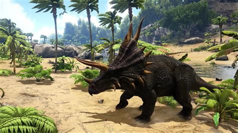 what do triceratops eat ark|spawn tamed trike ark.